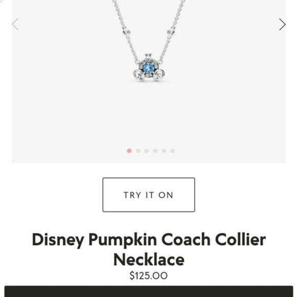 Pandora Jewelry - Disney Pandora Cinderella pumpkin necklace